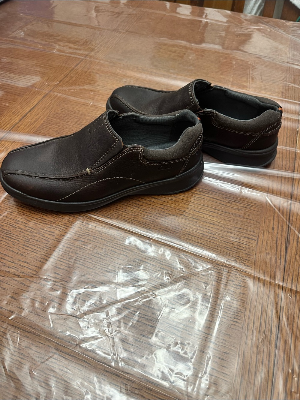 Clarks Men's Dark Brown Slip-On Loafers